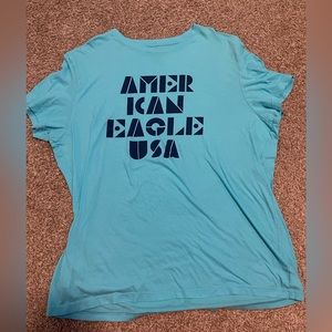 American Eagle 2XL mens blue shirt